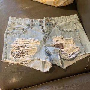 Jean shorts